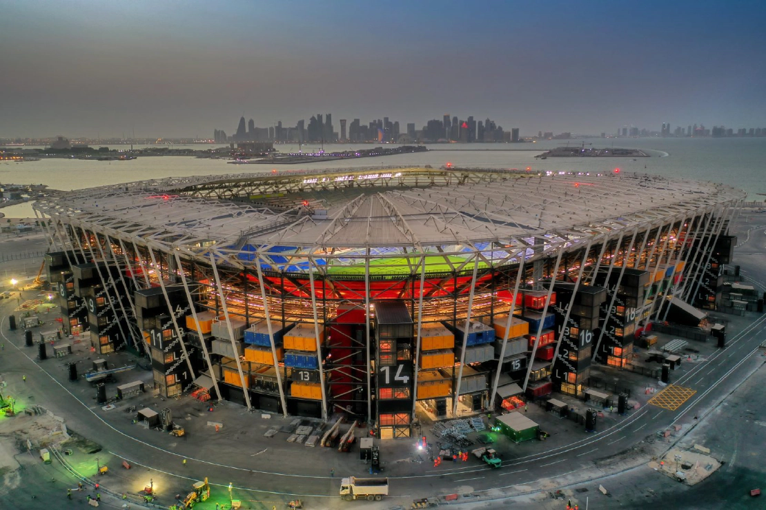 Stadium 974 in Qatar